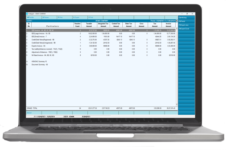 Intellignt GSTR1
